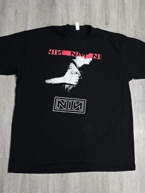 2025 Nine Inch Nails Peel It Back Band Tour Tee Parking Lot Boot Trent Reznor